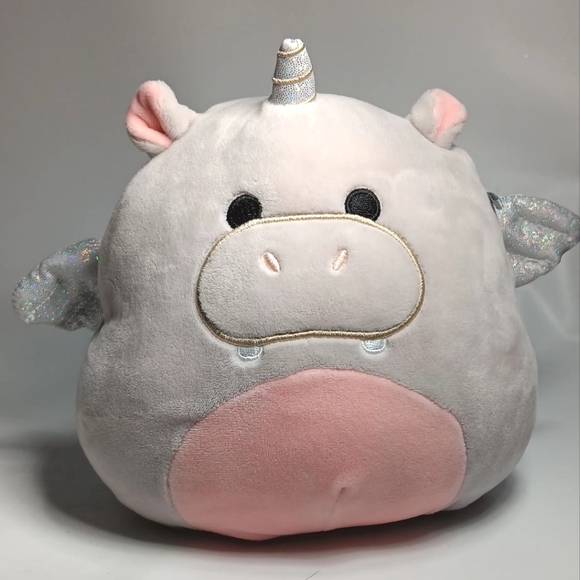 Squishmallow Haizley Rhino Unicorn 7 1/2" tall - Picture 1 of 6